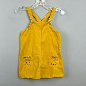Mustard Yellow Corduroy Kitty Jumper Sz 18M